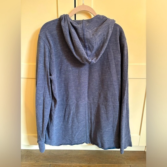 Adidas Logo Mens Hoodie in Blue Size Large - Picture 2 of 3